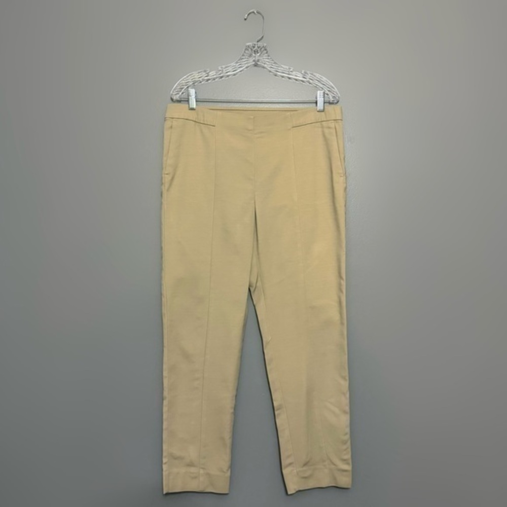 EUC J. Jill Beige Essential Slim Ankle Pant Size 14